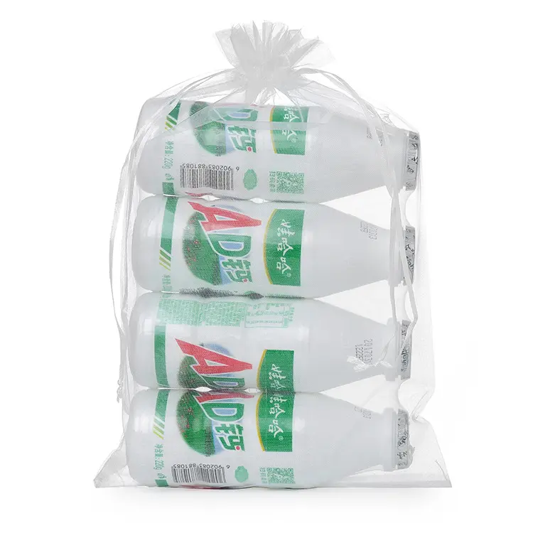 100pcs 17x23cm Drawstring Organza Bags Jewelry Packaging Display Bags Christmas Halloween Wedding Birthday Party Candy Gift Bags