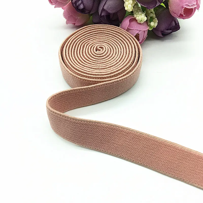 5/8" 15mm Rubber Band Elastic Band Kids Hair Tie Headband Dress Lace Trim Sewing Shoulder Straps Women Bra Strap 1meter