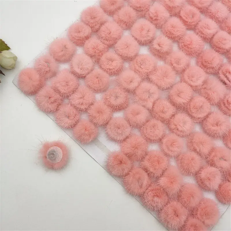 10pcs DIY Pompon 3cm Mink Pompoms Fur Balls for Sewing on Knitted Keychain Scarf Shoes Hats Fur Pom Pom DIY Crafts Accessories