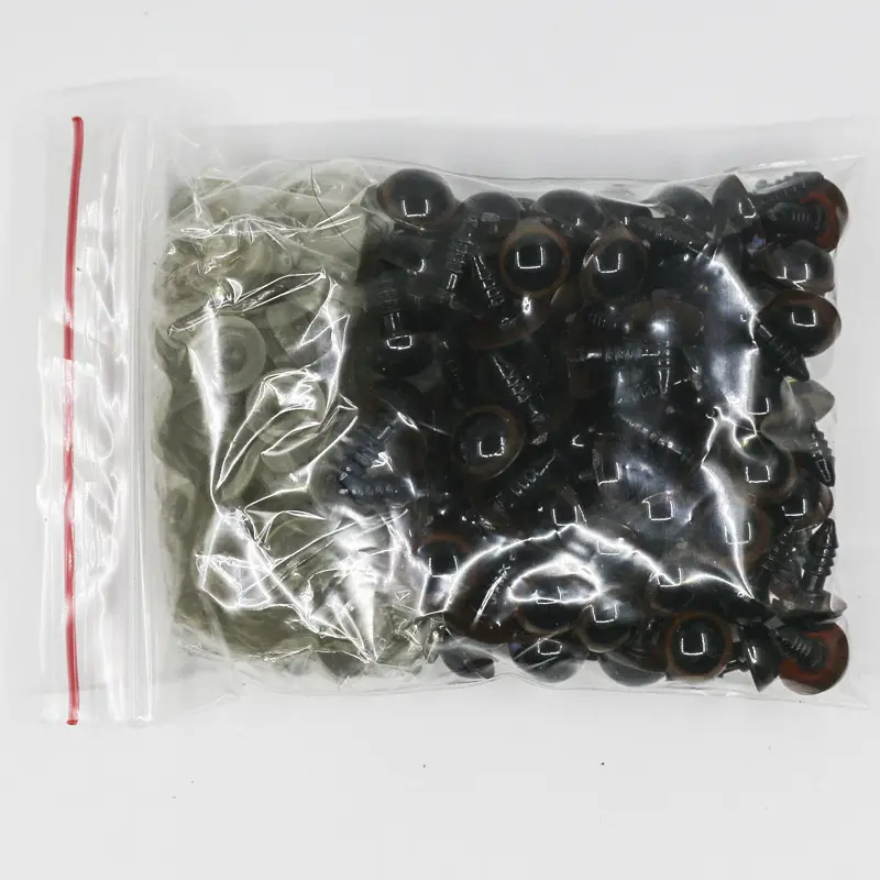 100pcs 8mm 10mm Mix Color Plastic Safety Eyes Crafts Animal Bear DIY Dolls Puppet Accessories Stuffed Toys Crafts Supplies