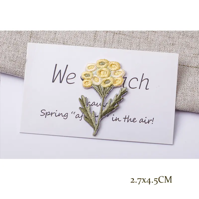 Flower Patches For Clothing Embroidery Iron On Applique Floral for Kids Bags Dress Clothes Patchs for DIY Sticker Transfer