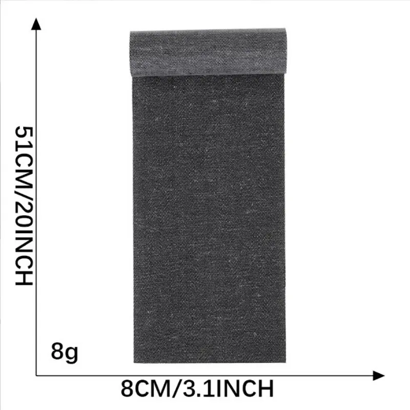 1Piece Jeans Denim Patches Iron On Jeans DIY Clothing Hole Repairing Decoration 51*8CM