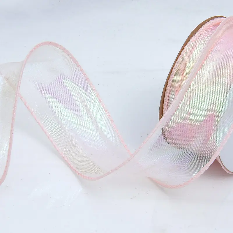 4cm Wide 9 Meters Long Fishtail Yarn Ribbon Handmade DIY Floral Packaging Gift Box Decorative Ribbon Christmas Decorations