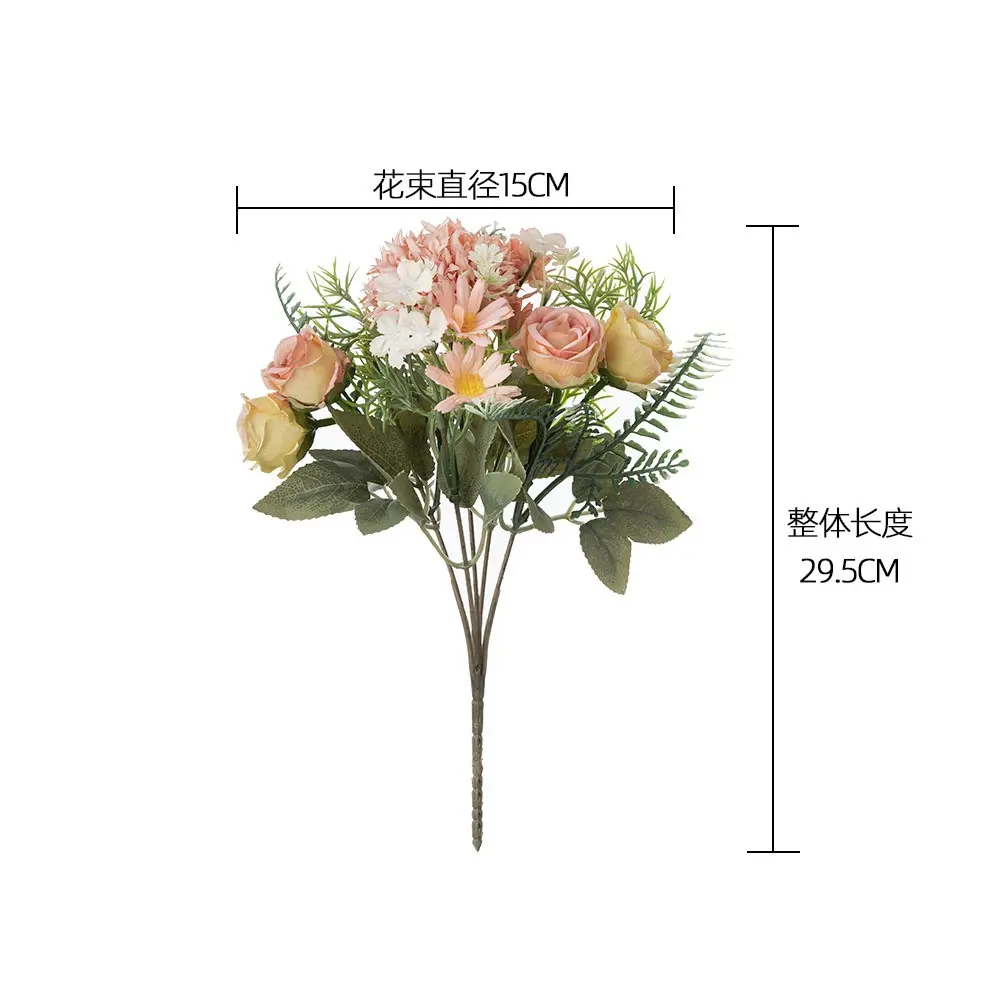 1pcs Artificial Flowers Dandelion Bouquet Christmas Decorations for Home Garden Party Wedding Bridal Accessories