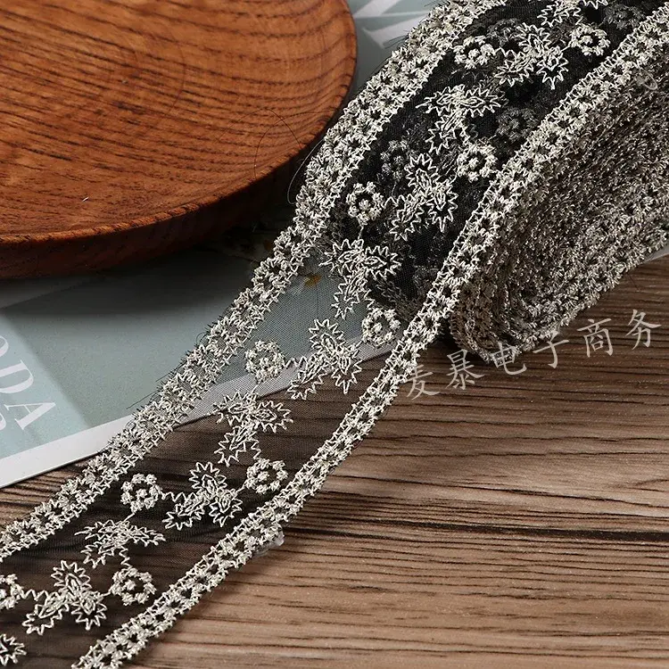 30Yards Embroidery Lace Sewing Ribbon Webbing DIY Trimmings for Wedding Party Girl Dress Accessories