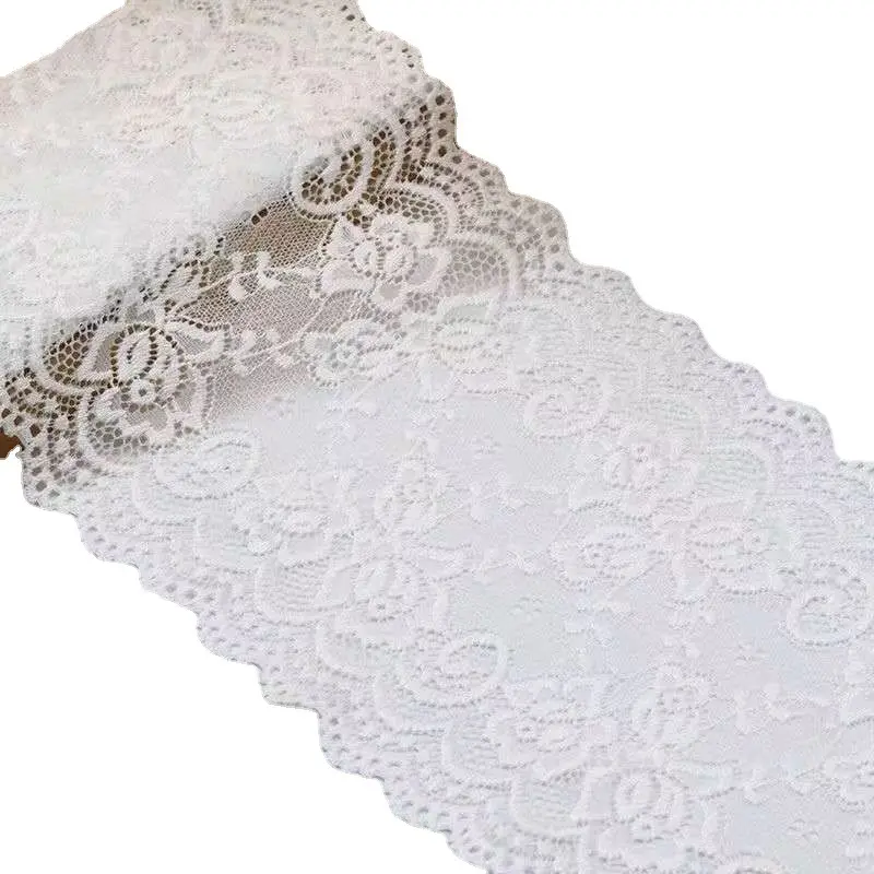 2Meters Colorful Elastic Stretchy Lace Ribbon Hollow Floral Embroidery Material Sexy Underwear Lingerie Panties Skirt Hem Fabric