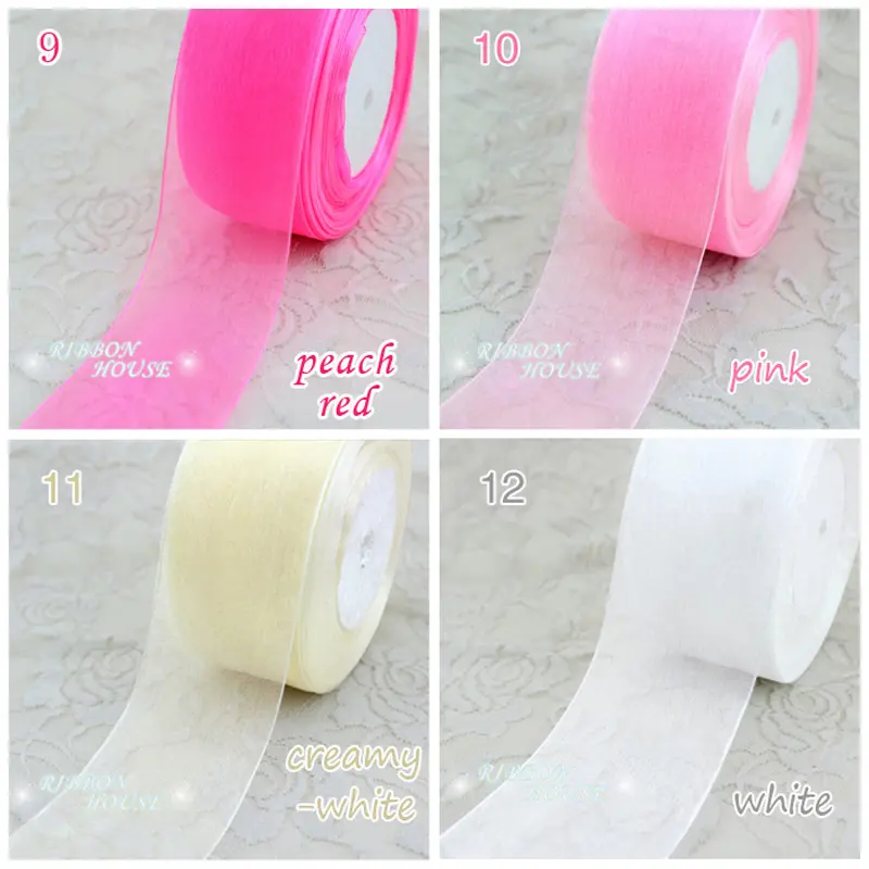 (50yards/roll)2" (50mm) Organza Ribbon gift wrapping  Christmas ribbonsDIY   Hair accessories and   Garments  Jewelry Access
