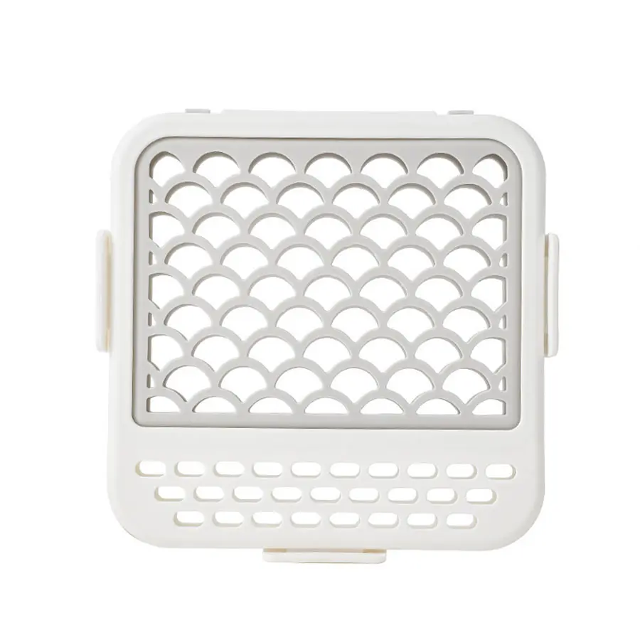 Food-grade Silicone Silicone Mesh Box Drain Mesh Spoon Drain Bag Dishwasher Cutlery Basket Small Items Mesh Design