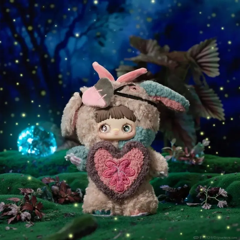 New Genuine MayMei Four Generation Twin Secret Forest Blind Box Plush Doll Hanging Ornament Toy For Girls Birthday Gift