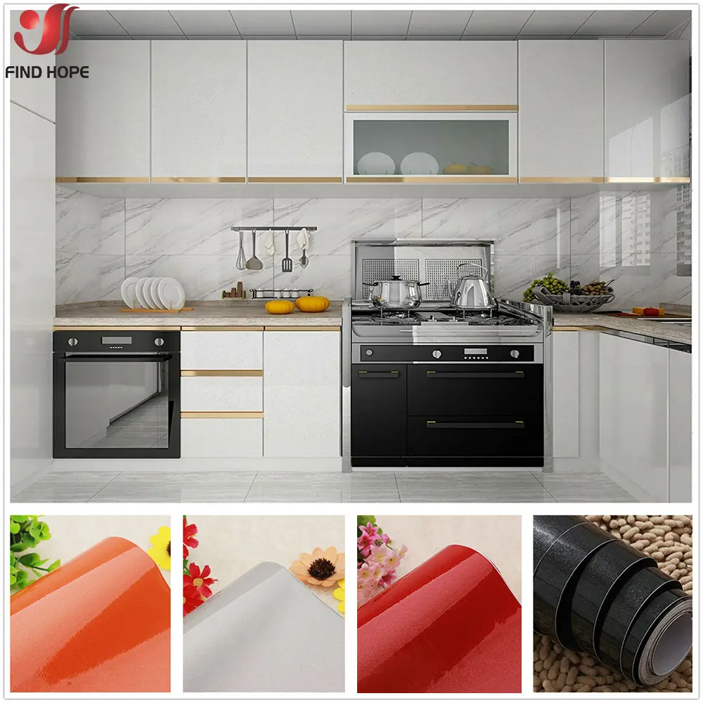 40CM*100cm Glitter Self Adhesive PVC Wallpaper Wall Stickers Vinyl Wrap Kitchen Cupboard Cover Roll DIY