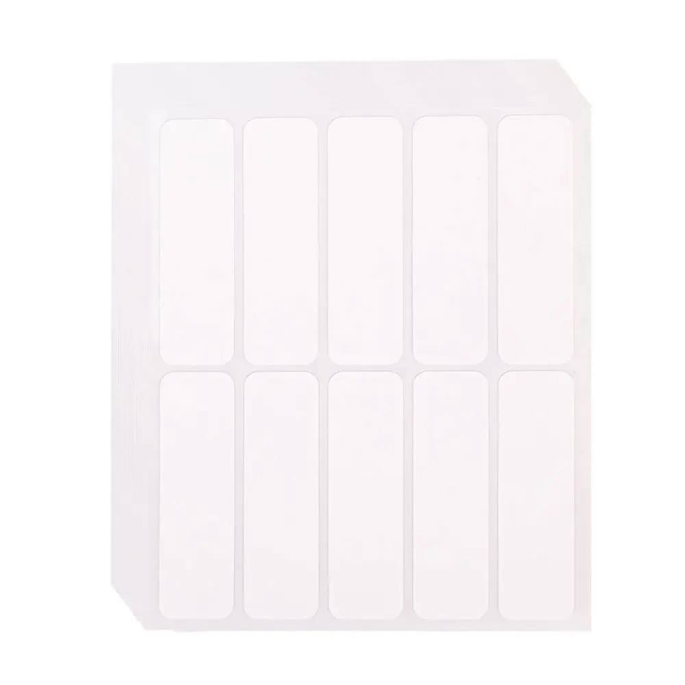8/10/50 Pcs No Iron Labels Writable Fabric Clothing Name Stick Washable Label For Kids Adults School Camp Home Daycare Nursing