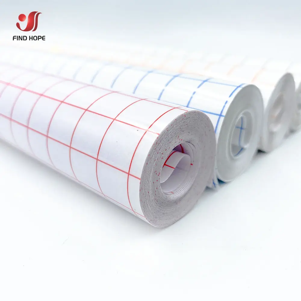 12"x 16FT Mid Tack Adhesive Clear Application Transfer Paper Tape Sign Vinyl 4 Assorted Colors Sticker Cutting Craft Decals DIY