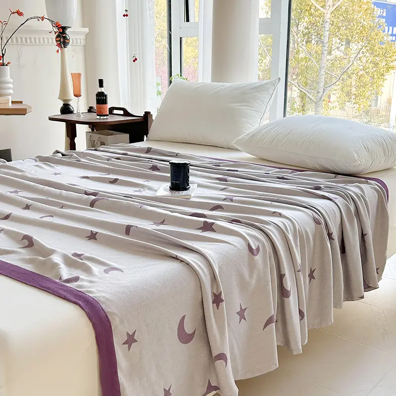 100% Bamboo Fiber Blanket Cooling Air Condition Quilt Breathable Summer Comforter Soft Skin-friendly Adult Baby bedding 100*150