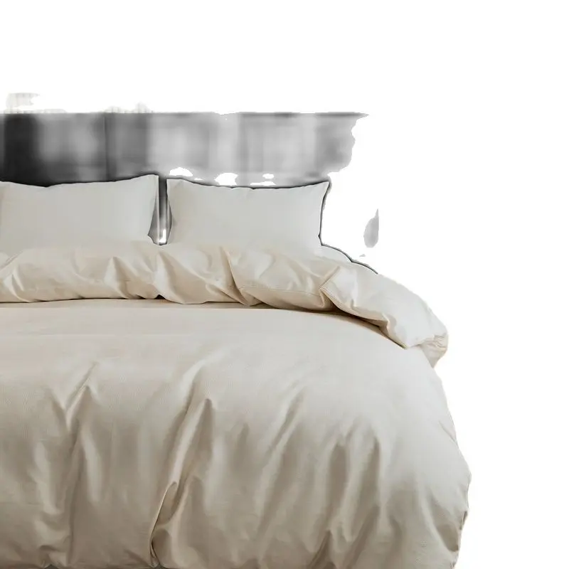 1pc Jacquard  Duvet Cover 100%Stain Cotton Quilt Bag RU Single Blue Grey Luxury Silky Home Bedding  220*240cm Drop Shipping