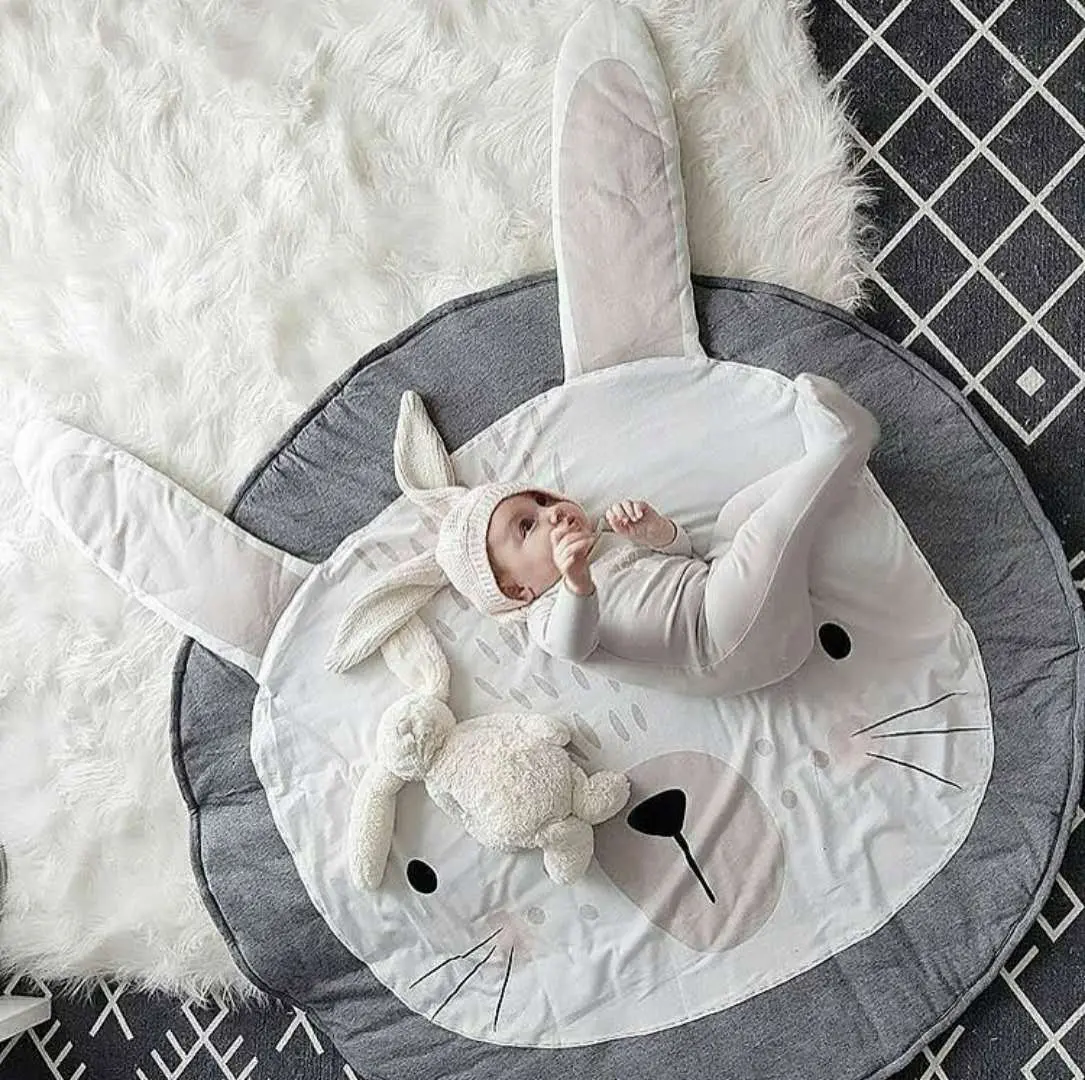 Kids Play Mat Pink 3D Horse Children's Room Decor Floor Mat Cat Boy Girl Climbing Pad Baby Soothing Seat Cushion Drop Shipping