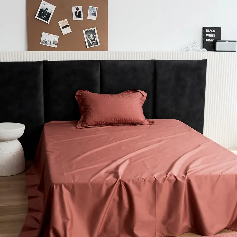 1pc Solid Flat Sheet 100S Long-Staple Pure Cotton Mattress Cover Home Bedlinen For 1.2/1.35/1.5/2m Bed 245*270cm Drop Shipping