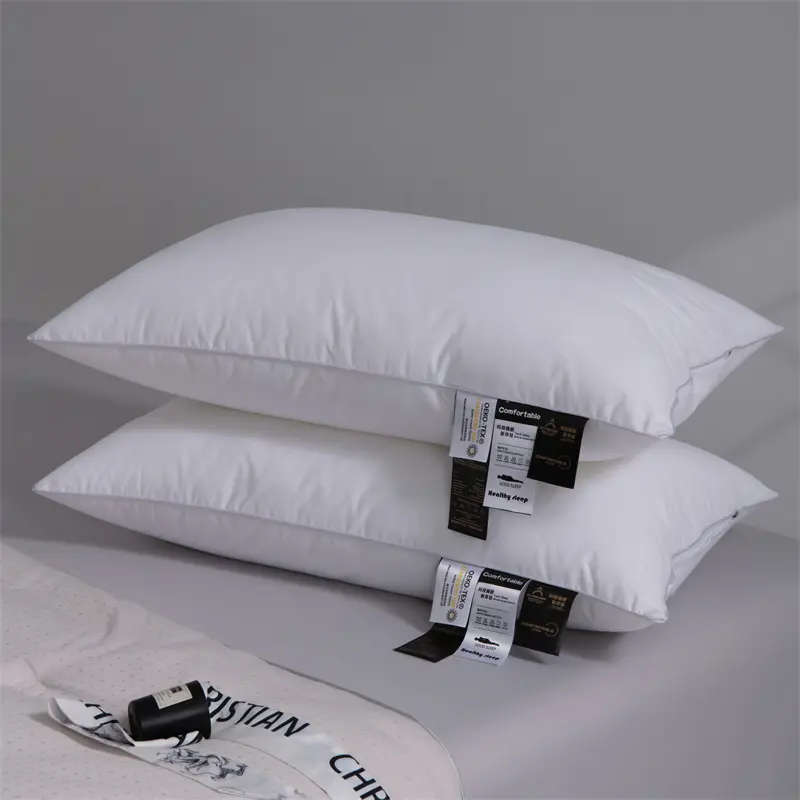 Five Star Hotel Home Bread Pillow,White Pure Cotton Sleeping Bed Pillows,Adult Neck Health Care Pillow,.48*74cm Drop Shipping