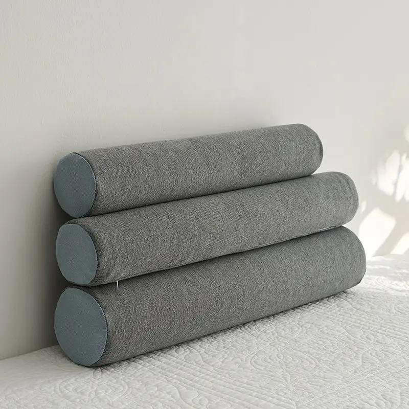 1pc Cervical Neck Roll Latex Pillow Bolster Pillow for Bed Support Column Memory Foam Pillows for Bed,Legs,Back Drop Shipping