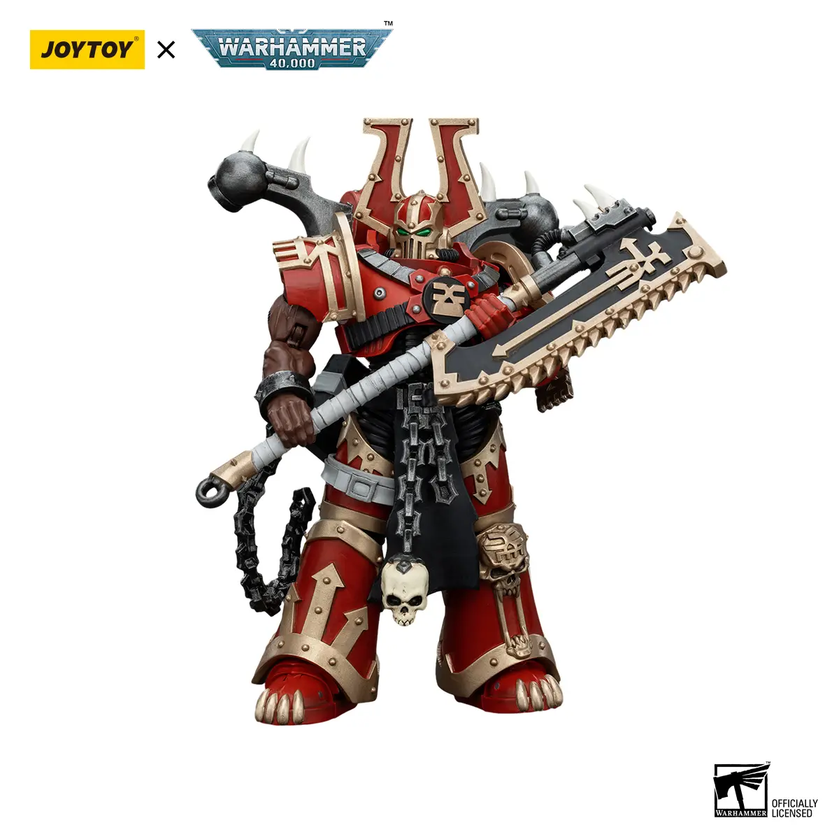 [IN STOCK]JOYTOY 1/18 Warhammer 40000 Action Figure World Eaters Khorne Berzerker 3PCS Model