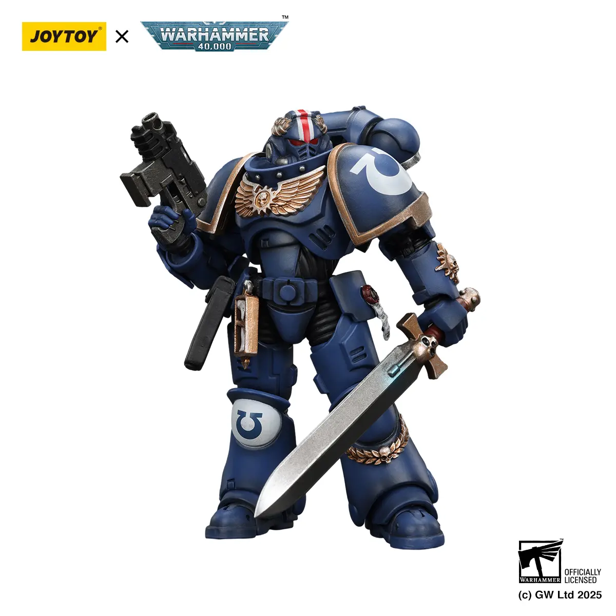 [IN-STOCK]JOYTOY Warhammer 40K 1/18 Action Figures Ultramarines Titus Victrix Guard Guilliman Anime Model Toys Gift