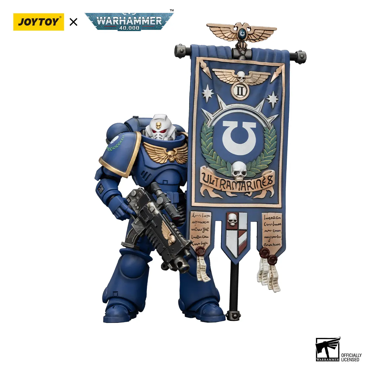 [IN-STOCK]JOYTOY Warhammer 40K 1/18 Action Figures Ultramarines Titus Victrix Guard Guilliman Anime Model Toys Gift