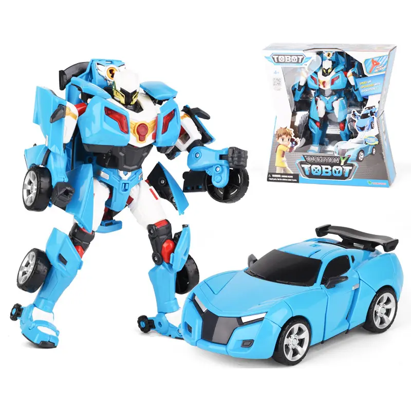 Big!!! ABS Tobot Transformation Robot Toys Korea Cartoon Brothers Anime Tobot Deformation Car Airplane Toys for Child Gift