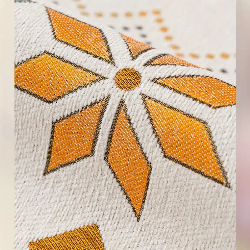 Soft Smooth Thicken Chenille Quilted Sofa Towel Embroidery Anti-slip Sofa Cover Furniture Protector Cover Bay Window Mat