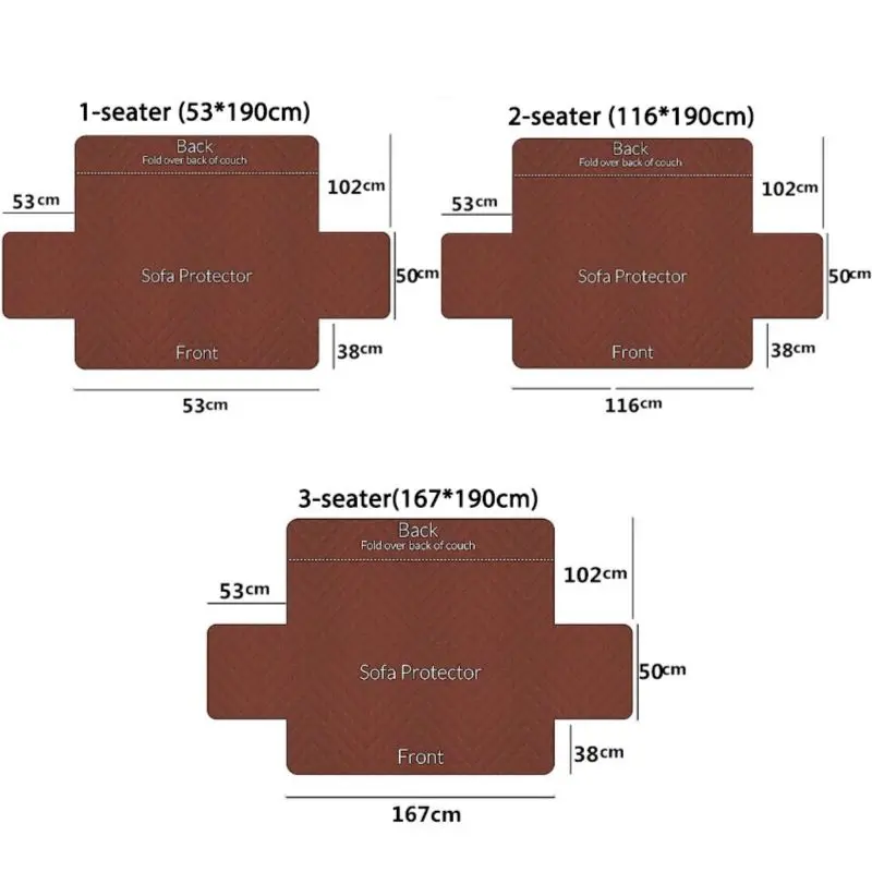 Solid Color Thicken Plush Recliner Double-sided Jacquard Warm Vellvet Sofa Cover for Living Room Couch Covers for Sofas