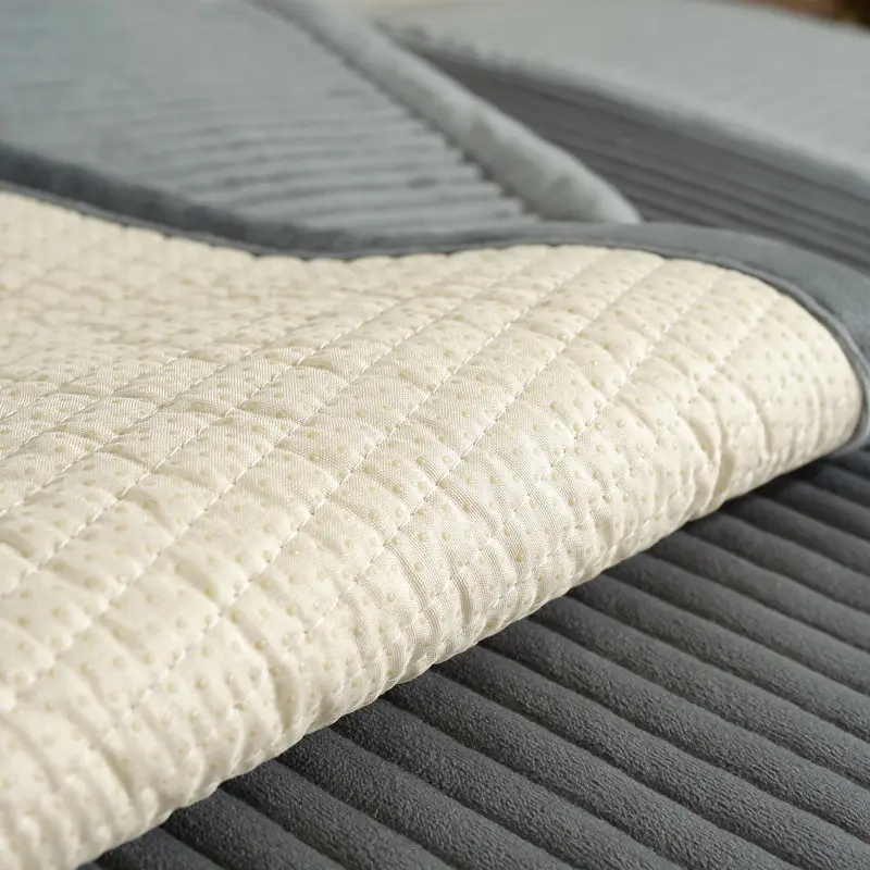 Modern Solid Color Crystal Velvet Quilted Sofa Cover Super Soft Short Plush Sofa Towels Anti-slip Couch Covers For Living Room