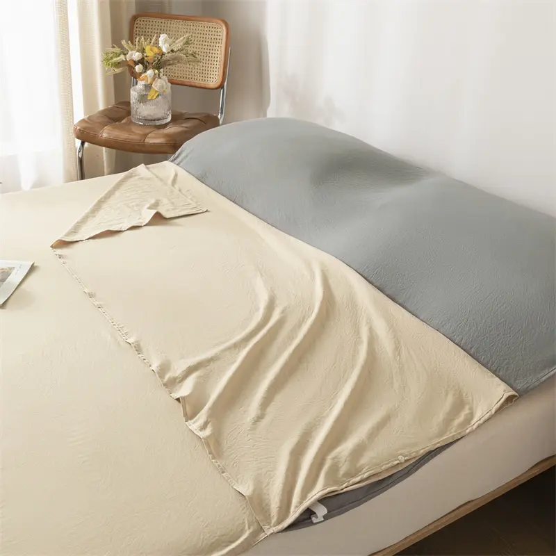 Class A lightweight Washed Cotton Sleeping Bag Travel Hotel Dirty-proof Bed Sheet Soft Portable Travel Adult Sleeping Bag
