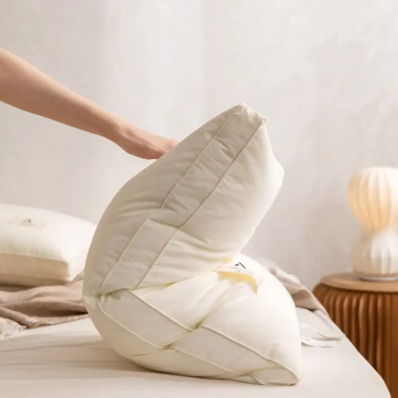 1Pc Class A infant grade cotton pillow core cotton antibacterial and anti-mite pillow height optional
