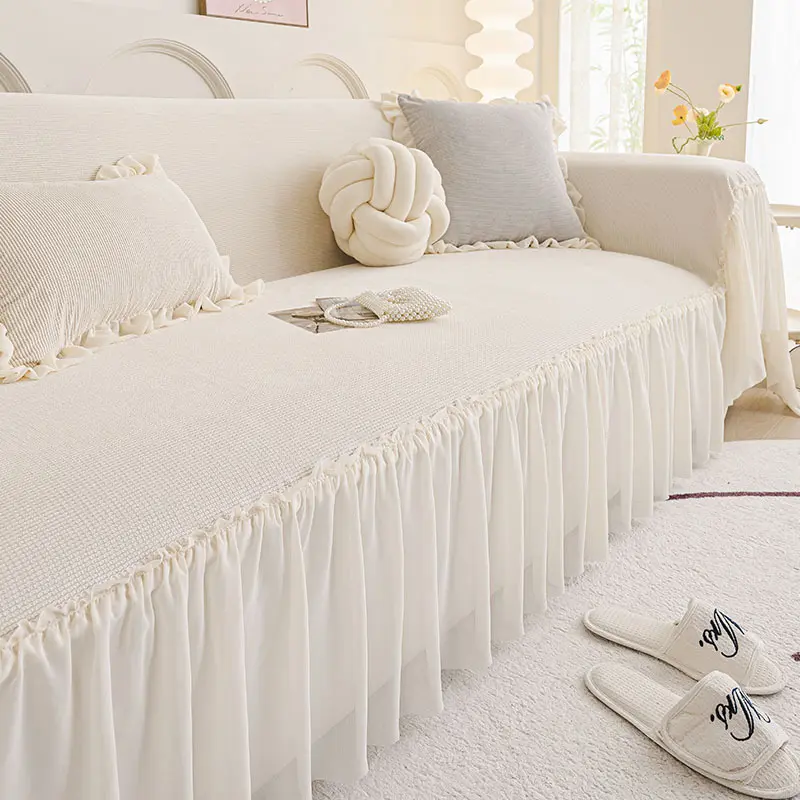 1pc French sofa cover Chenier sofa towel  high-end sofa cover blanket  full cover  universal in all seasons