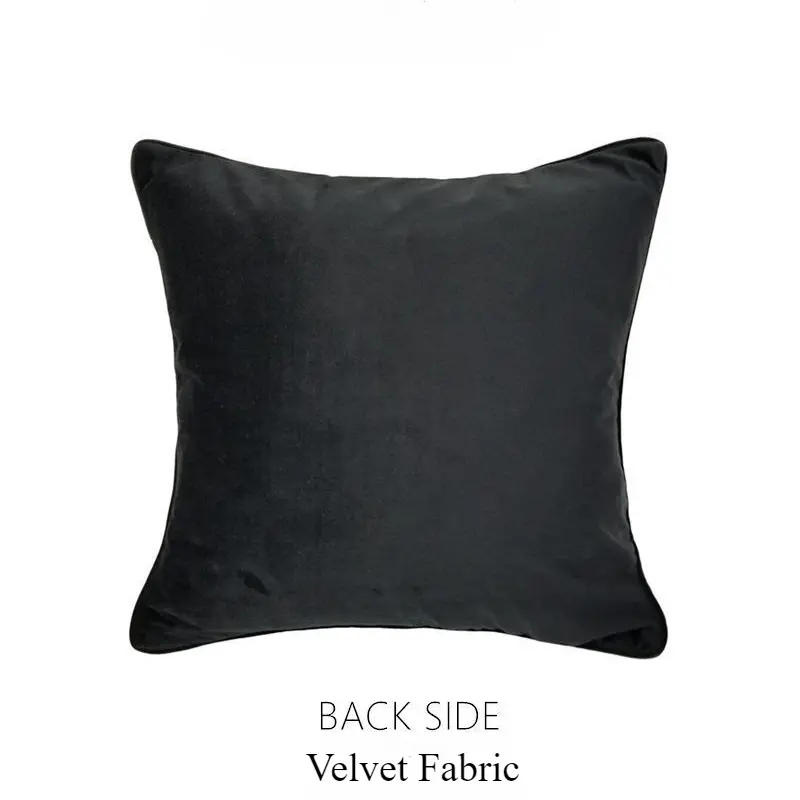 Retro European Style Jacquard Chenille Striped Pillowcase 45*45cm  Luxury High Quality Pillow Cover, Not Including Pillow Core