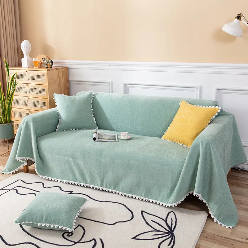 Ins Sofa Cover Full Set Four Seasons Universal Sofa Mat Anti Cat Scratch Four Seasons Universal  1pc