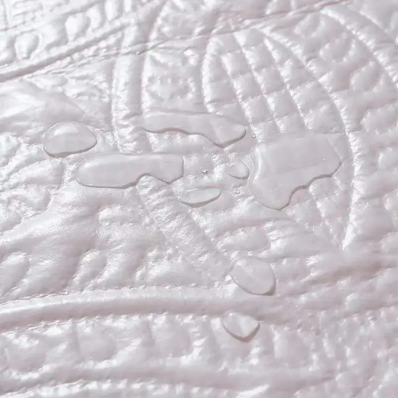 Pink Color Super Waterproof Mattress Cover Single Double King Size Customized Bed Pad Protector Cover Not Including Pillowcase