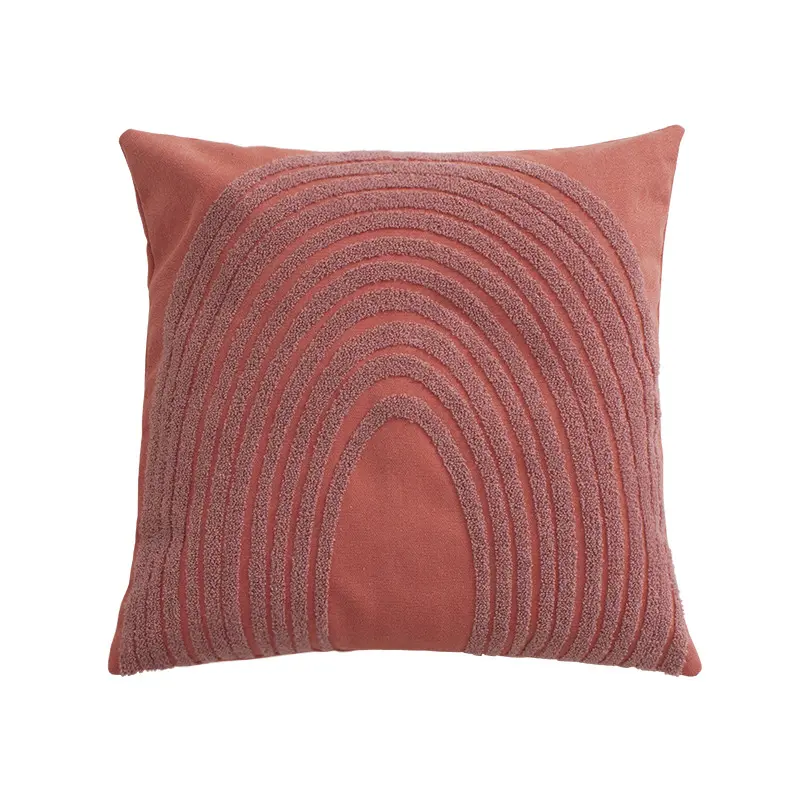 Sofa Cabvas Fabric Pillowcase Geometric Pillow Cover Nordic Home Decoration Pillow Case Cute Office Car Cushion Cover