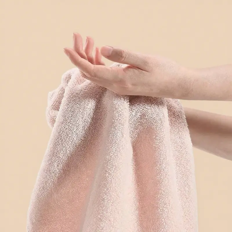 32s Pure Cotton Solid Color Towels Travel Sport Soft Comfortable Hair Towel 100% Cotton Face Towels 33x72cm