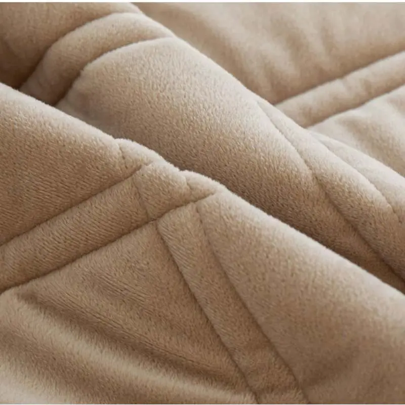 All-inclusive Soft Short Plush Quilted Headboard Cover Single Queen Size Velvet Dust-proof Bed Head Cover  200x70cm