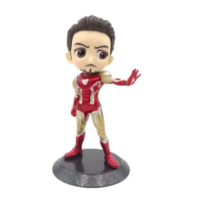 15cm Avengers Anime Doll Spider man Harley Quinn Wonder Woman Catwoman Movable Doll Cake Decoration Handmade Decoration Pendant