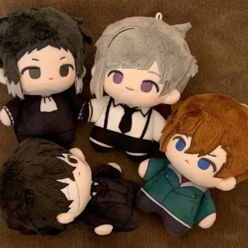 10cm Dazai Osamu Plushine Bungo Stray Dog Plush Toy Ryunosuke Akutagawa Stuffed Nakahara Chuya Starfish Birthday  Doll Gifts Toy