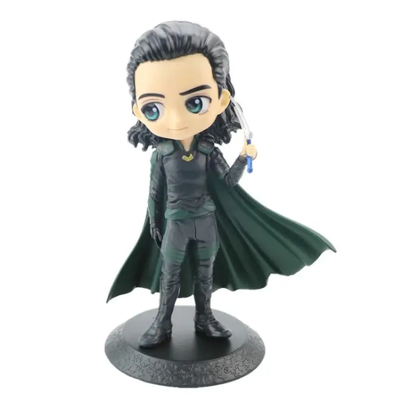 15cm Avengers Anime Doll Spider man Harley Quinn Wonder Woman Catwoman Movable Doll Cake Decoration Handmade Decoration Pendant