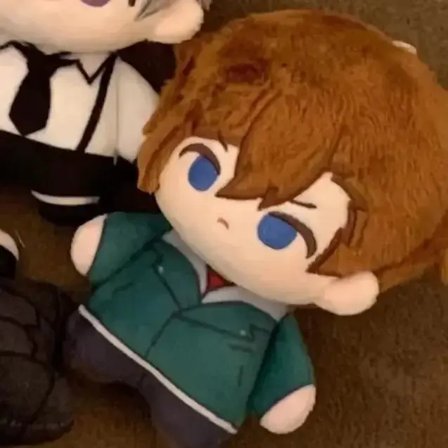10cm Dazai Osamu Plushine Bungo Stray Dog Plush Toy Ryunosuke Akutagawa Stuffed Nakahara Chuya Starfish Birthday  Doll Gifts Toy