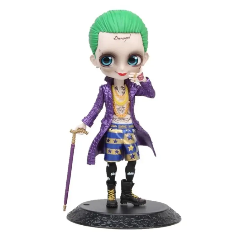 15cm Avengers Anime Doll Spider man Harley Quinn Wonder Woman Catwoman Movable Doll Cake Decoration Handmade Decoration Pendant