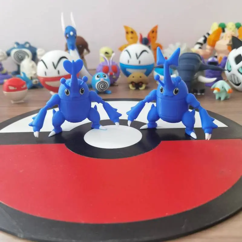 Anime Heracross Action Figure Proportion World 1:20 Diy 3d Printing Kawaii Character Desktop Collection Model Children Toy Gift