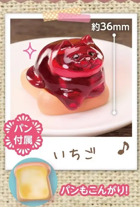 STASTO Original Japan Gashapon Capsule Toys Figure Anime Cute Kawaii Food Jam Kitty Pastry Biscuit Dessert Miniature Model Gift