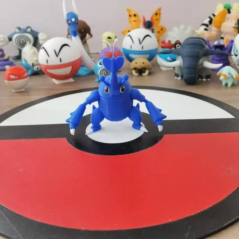 Anime Heracross Action Figure Proportion World 1:20 Diy 3d Printing Kawaii Character Desktop Collection Model Children Toy Gift