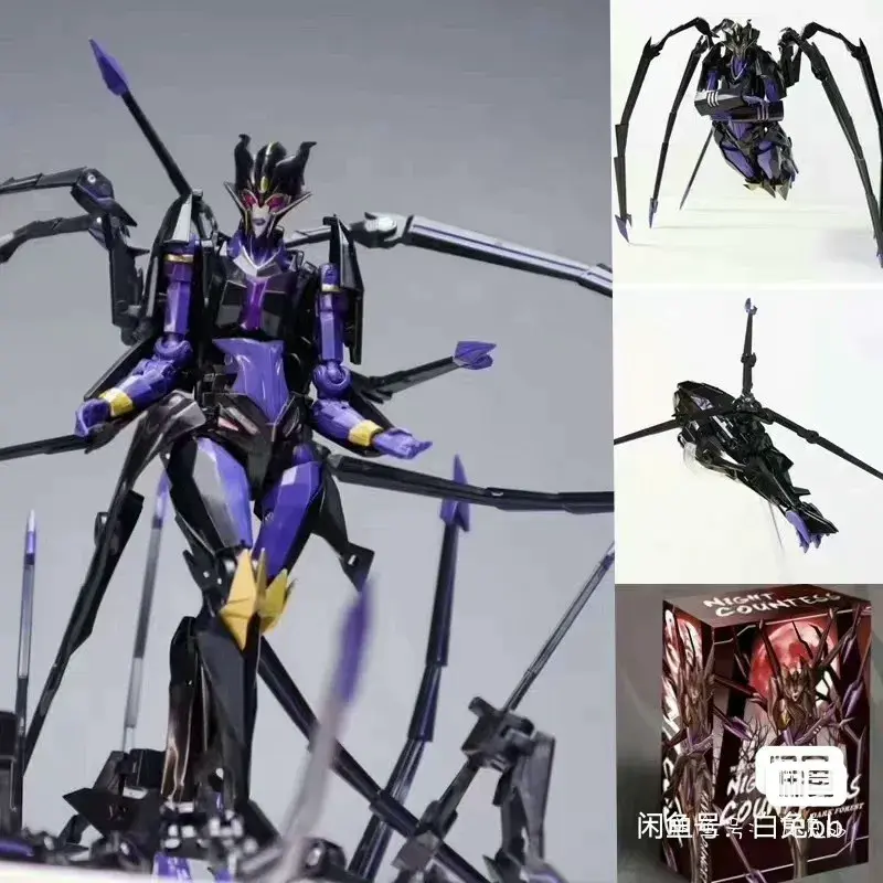 In Stock Night Countess Tfp Blackarachnia 3rd Party Transformation Robot Toy Voyager Scale Action  Figures Collection Gifts