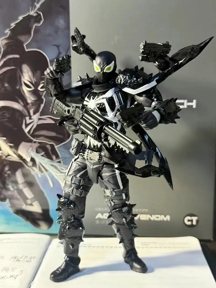 Ct Toys Spiderman Shf Agent Venom Figure Amazing Yamaguchi Agent Venom Spider Man Venom Anime Action Figure model Toys