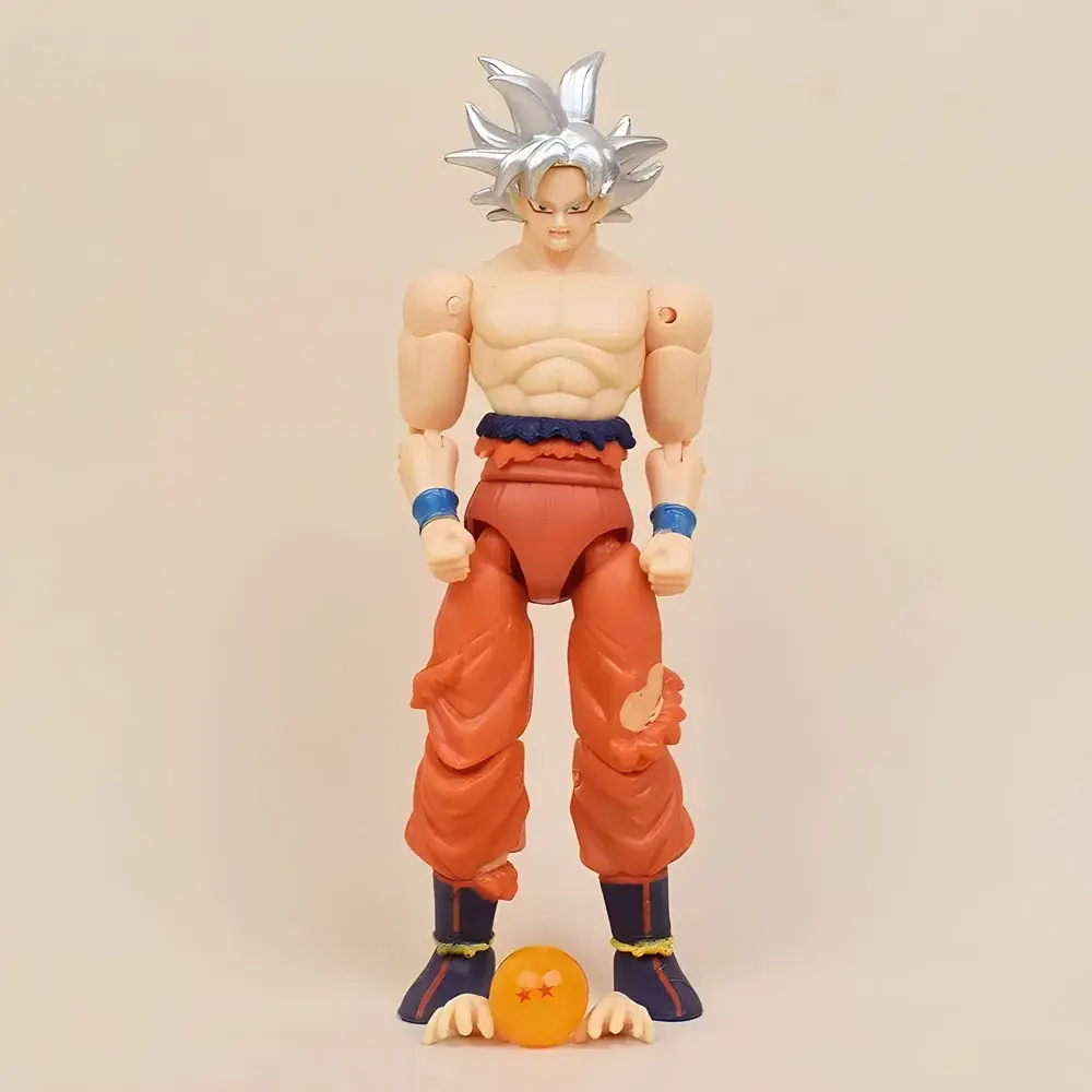 9PCS Dragon Ball Z Goku Vegeta SHF Super Saiyan Anime Doll Movable Transformable Doll Model Collection Toy Gift