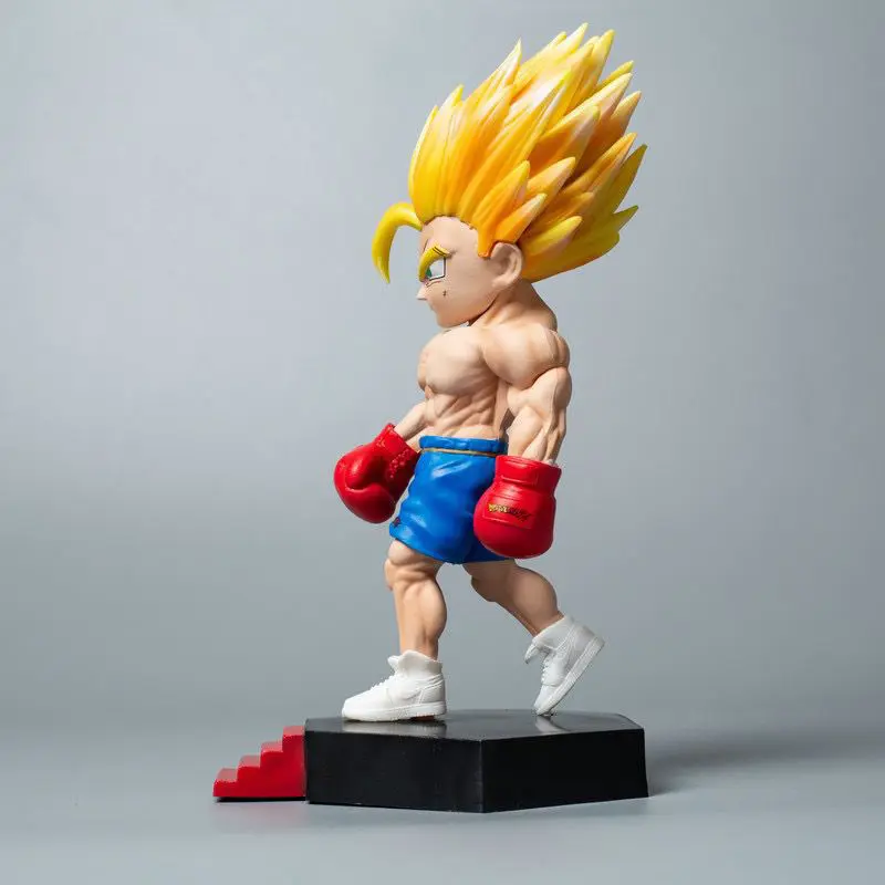 Dragon Ball Z Figure Trunks Vegeta Fitness Figure Goku Bodybuilding muscle Lifting dumbbells Ver. Figurine Collectible Toy Gifts